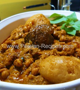 Abgoosht Made In A Pressure Cooker
