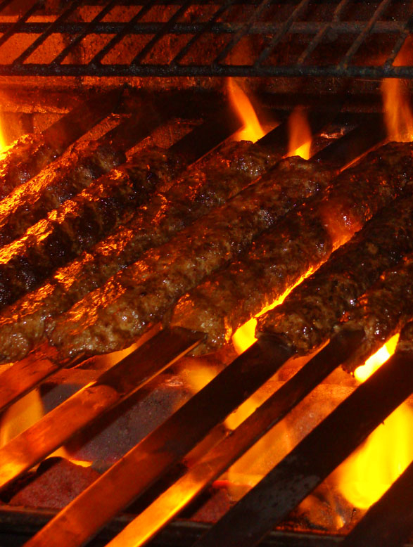 Kabab (Kabob) Koobideh (Ground Beef Persian Kabab)