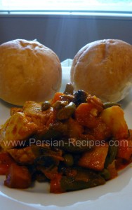 Khorak Ba Morgh (Chicken Dish)