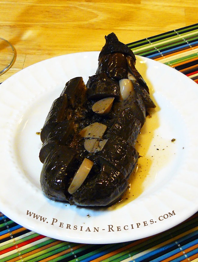 Torshi Bademjan (Pickled Eggplant)